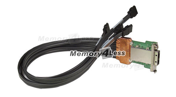 EM043AV HP External Mini Serial Attached SCSI (SAS) 4x Back Panel Connector kit