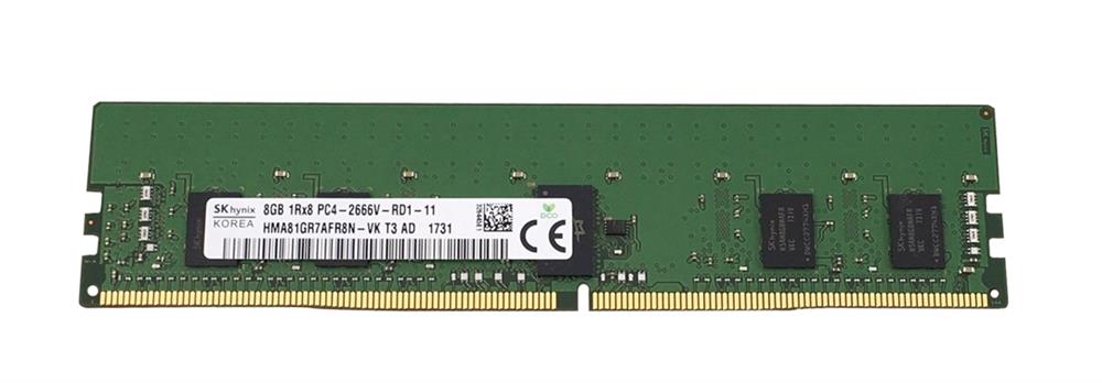 3D-1547R10830-8G 8GB Module DDR4 PC4-21300 CL=19 Registered ECC DDR4-2666 Single Rank, x8 1.2V 1024Meg x 72 for Tyan S7106GM2NR-L2 Motherboard n/a