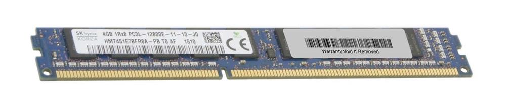 3D-15D331N729283L-4G 4GB Module DDR3 PC3-12800 CL=11 ECC Unbuffered DDR3-1600 Single Rank, x8 Very Low Profile Low Voltage 1.35V 512Meg x 72 for SuperMicro X10SLE-F Motherboard n/a