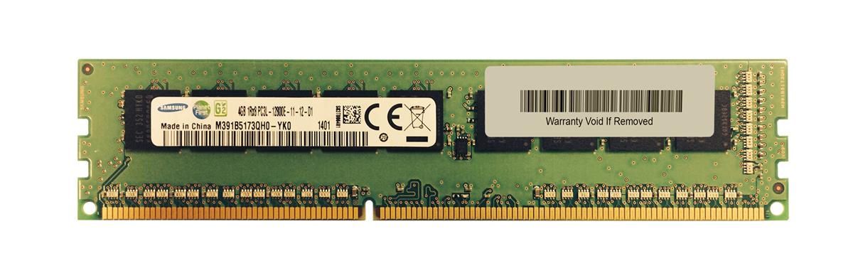 3D-15D331N726216-4G 4GB Module DDR3 PC3-12800 CL=11 ECC Unbuffered DDR3-1600 Single Rank, x8 Low Voltage 1.35V 512Meg x 72 for Intel S2600GL4 Server Board n/a