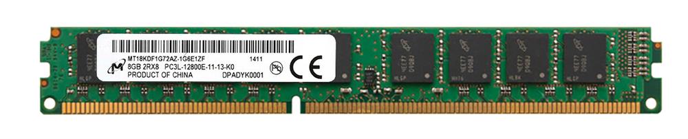 3D-15D331N729190L-8G 8GB Module DDR3 PC3-12800 CL=11 ECC Unbuffered DDR3-1600 Dual Rank, x8 Very Low Profile Low Voltage 1.35V 1024Meg x 72 for SuperMicro X10SLX-F Motherboard n/a