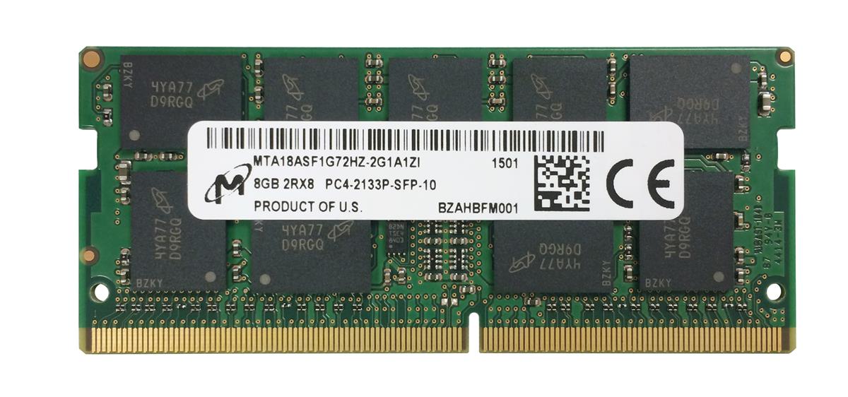 3D-1506N722231-8G 8GB Module DDR4 SoDimm 260-Pin PC4-17000 CL=15 ECC Unbuffered DDR4-2133 Dual Rank, x8 1.2V 1024Meg x 72 for ASRock EPC612D4I Server Board n/a