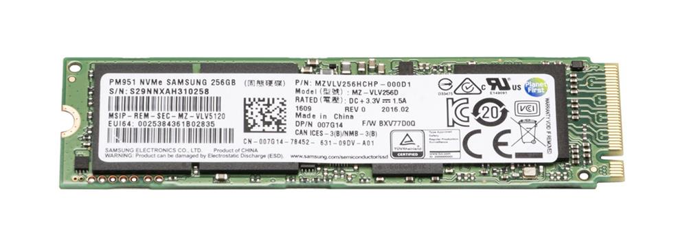 07G14 Dell 256GB TLC PCI Express 3.0 x4 NVMe M.2 2280 Internal Solid State Drive (SSD)