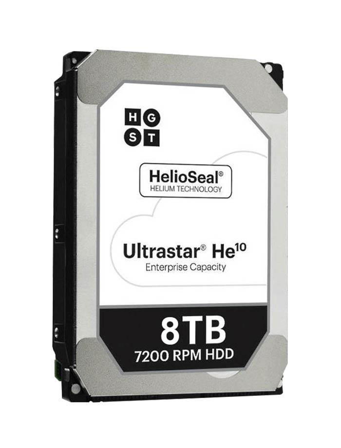 0F27408-20PK HGST Hitachi Ultrastar He10 8TB 7200RPM SAS 12Gbps 256MB Cache (SE / 4Kn) 3.5-inch Internal Hard Drive