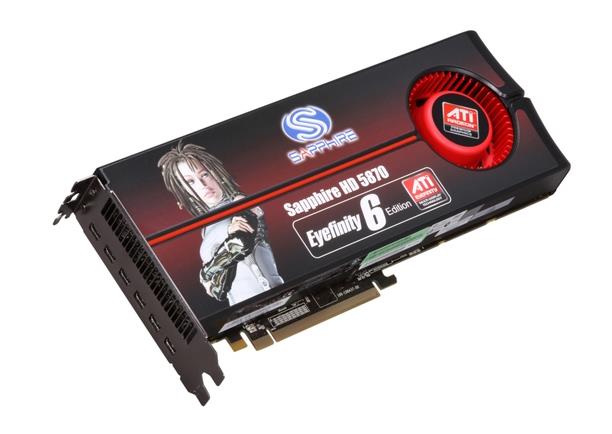100290SR Sapphire Radeon HD 5870 2GB DDR5 256-Bit 6x mini-DisplayPort PCI Express 2.1 x16 Video Graphics Card