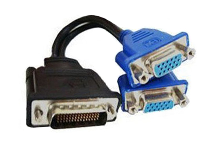 25R9044 IBM Video Cable Dual Dvi Vga Molex