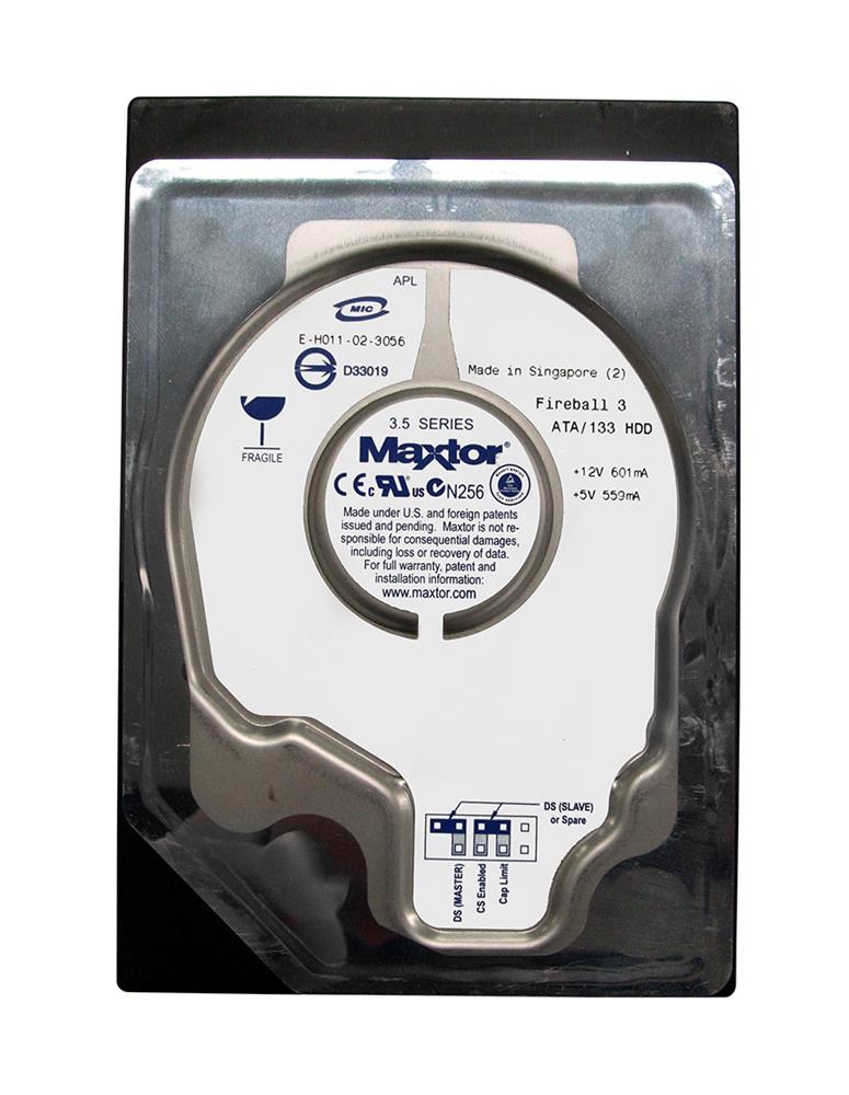 2F040J0 Maxtor Fireball 3 40GB 5400RPM ATA-133 2MB Cache 3.5-inch Internal Hard Drive