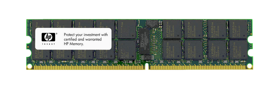356243-001 HP 2GB PC2-3200 DDR2-400MHz ECC Unbuffered CL3 240-Pin DIMM Memory Module