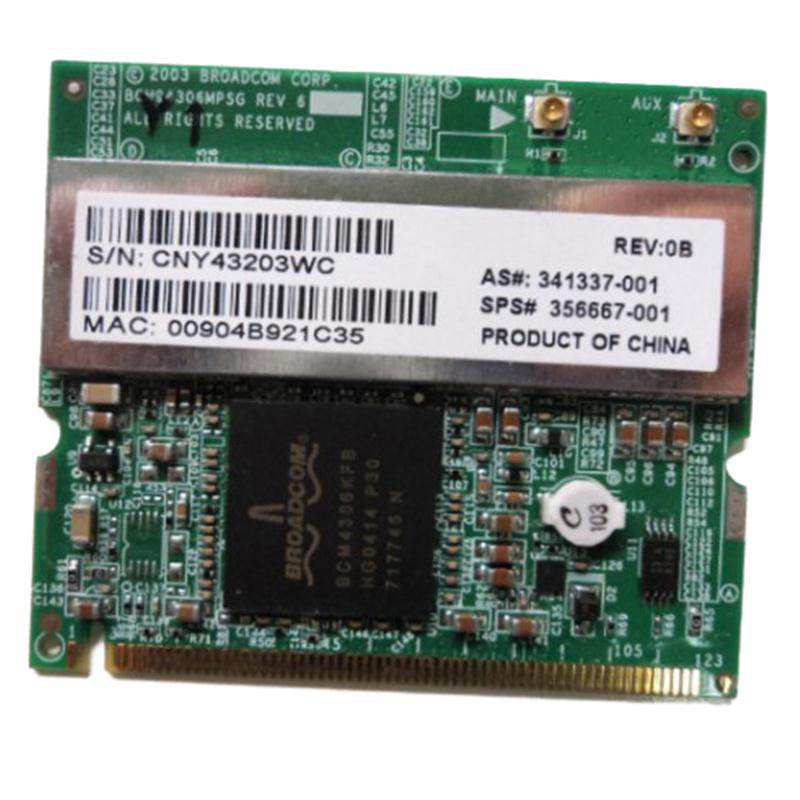 356667-001N HP 54G IEEE 802.11a/b/g/n LAN Mini PCI Express Wireless Network Card