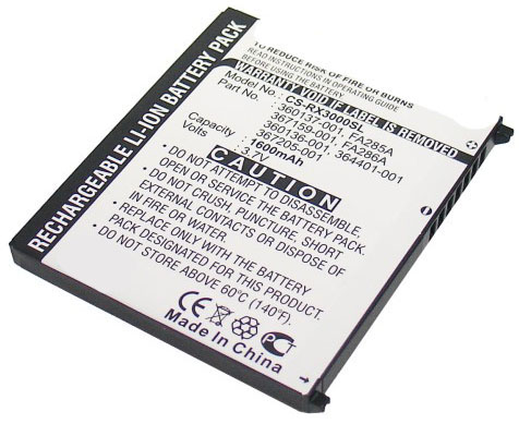 364401-001 HP Ipaq Li-ion BatteryFor Ipaq Hx2000 Pocket PC/ Ipaq Hx2110 Pocket PC (Refurbished)