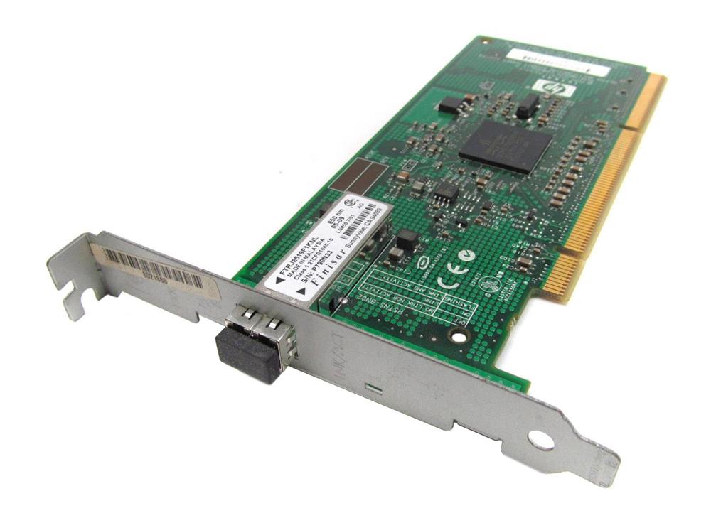 366607-001 HP Single-Port LC 1Gbps 1000Base-SX Gigabit Ethernet 133MHz PCI-X Multifunction Server Network Adapter