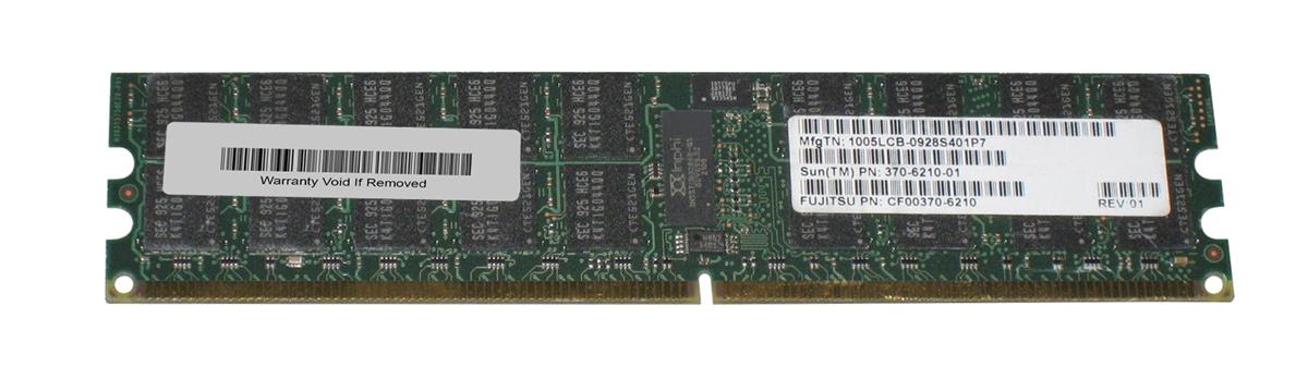 370-6210-01 Sun 4GB PC2-4200 DDR2-533MHz ECC Registered CL4 240-Pin DIMM Memory Module