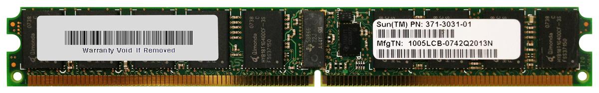 371-3031-01 Sun 2GB PC2-5300 DDR2-667MHz ECC Registered CL5 240-Pin DIMM Very Low Profile (VLP) Dual Rank Memory Module