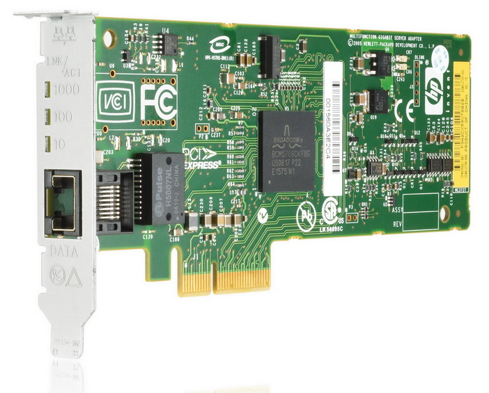 395861-001N HP NC373T PCI Express Single-Port 1000Base-X Multifunction Gigabit Ethernet Network Interface Card (NIC)
