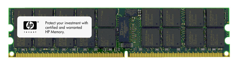 408851-B21 HP 2GB Kit (2 X 1GB) PC2-5300 DDR2-667MHz ECC Registered CL5 240-Pin DIMM Single Rank Memory