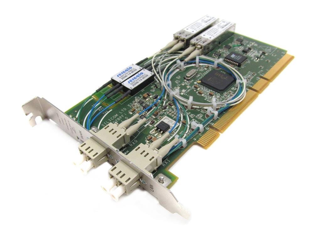 410817-001N HP EFS N2F Dual-Ports 64Bit 133MHz 1000Base-SX Fibre Channel Ethernet PCI-X WAN Accelerator Network Adapter