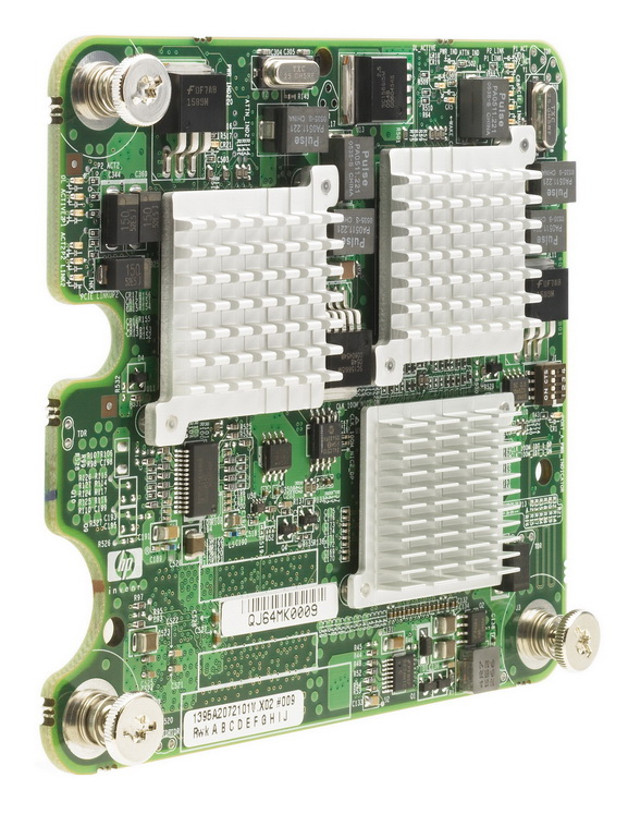 416585-B21 HP Quad-Ports 1Gbps Gigabit Ethernet PCI Express x4 Mezzanine Server Network Adapter for c-Class BladeSystem