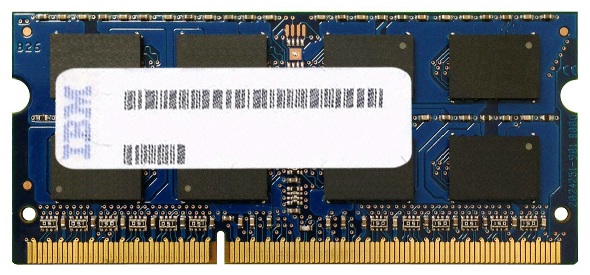 41R0642 IBM Lenovo 4GB PC3-10600 DDR3-1333MHz non-ECC Unbuffered CL9 204-Pin SoDimm Dual Rank Memory Module