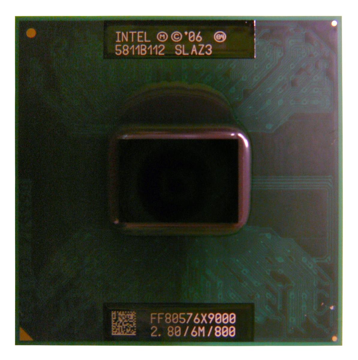 459907-001 HP 2.80GHz 800MHz FSB 6MB L2 Cache Socket PGA478 Intel Core 2 Extreme X9000 Dual Core Mobile Processor