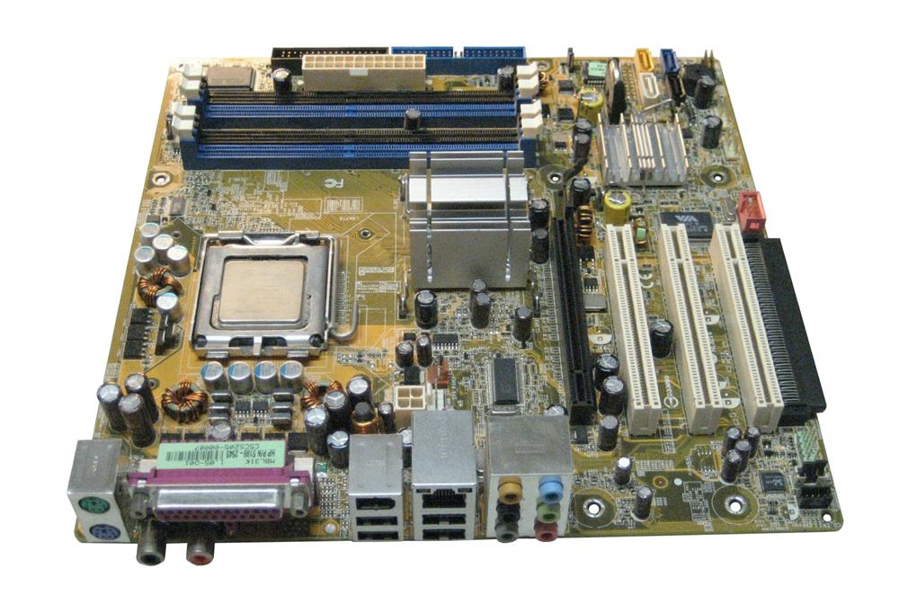 5188-2545 HP P5LP-LE Socket LGA775 Intel 945P Chipset Micro-ATX System Board (Motherboard) for Pavilion Media Center m7350n (Refurbished)