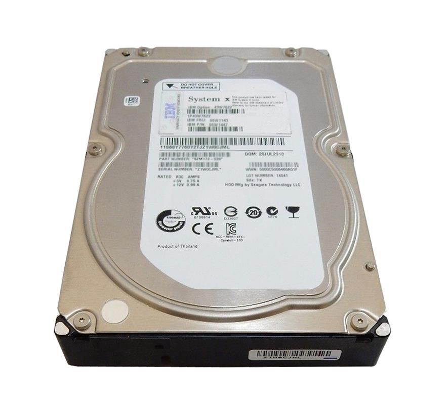 59Y5536R IBM 2TB 7200RPM SATA 3Gbps Hot Swap 3.5-inch Internal Hard Drive