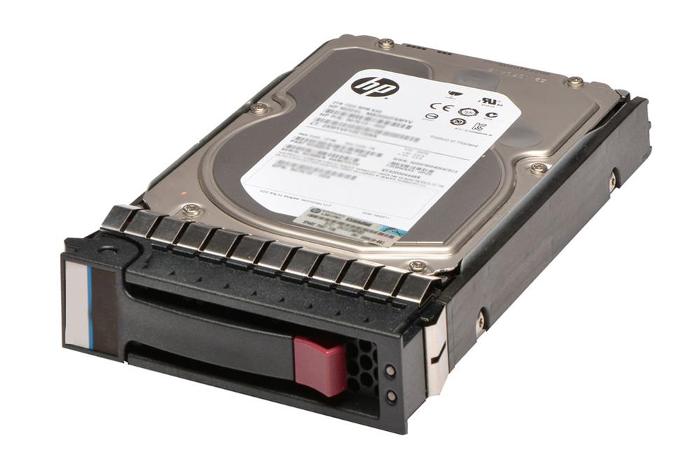 638521-001-M6612 HP 2TB 7200RPM SAS 6Gbps Dual Port Midline Hot Swap 3.5-inch Internal Hard Drive with Smart Carrier