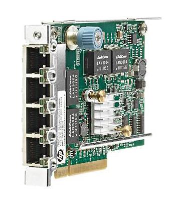 647594R-B21 HP 331T Quad-Ports RJ-45 1Gbps 10Base-T/100Base-TX/1000Base-T Gigabit Ethernet PCI Express 2.0 x4 Network Adapter