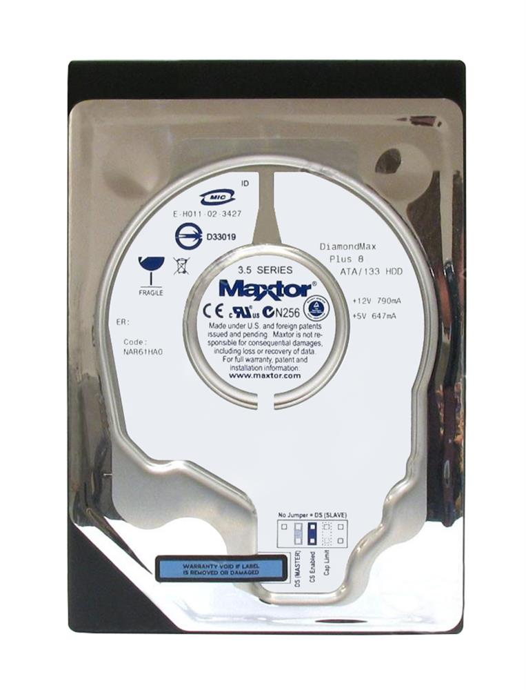 6E020J0 Maxtor DiamondMax Plus 8 20GB 7200RPM ATA-133 2MB Cache 3.5-inch Internal Hard Drive