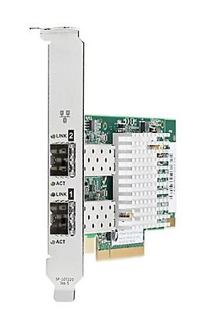 728987-B21 HP Dual-Ports SFP+ 10Gbps Gigabit Ethernet PCI Express 2.0 x8 Network Adapter