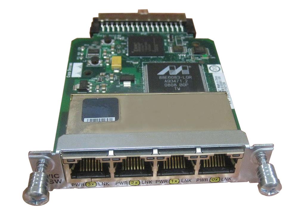 73-8474-06 Cisco 4-Port 10/100Mbps Ethernet Switch Interface Card (Refurbished)