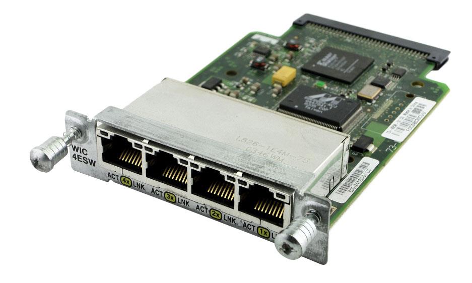73-8958-01 Cisco 4-Port 10/100Mbps Fast Ethernet Card (Refurbished)