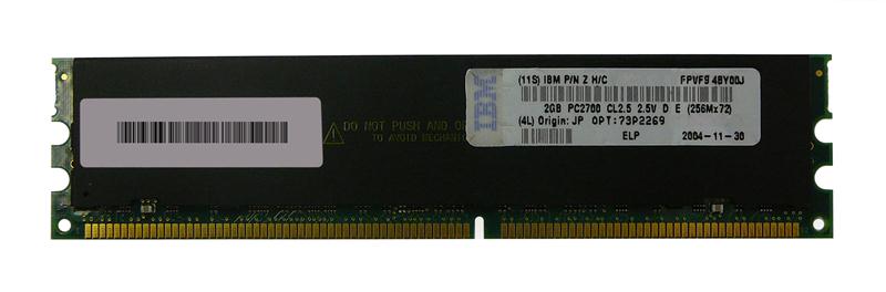 73P2269 IBM 2GB PC2700 DDR-333MHz Registered ECC CL2.5 184-Pin DIMM 2.5V Memory Module