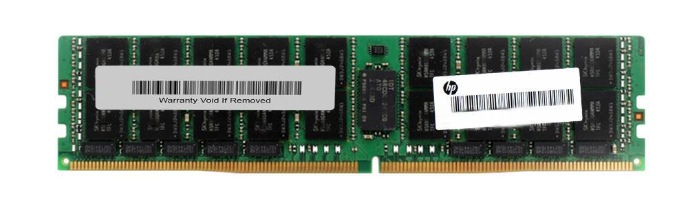 862934-S21 HP 64GB PC4-19200 DDR4-2400MHz Registered ECC CL17 288-Pin Load Reduced DIMM 1.2V Quad Rank Memory Module862934-S21