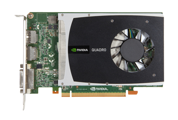 89Y8856 Lenovo Nvidia Quadro 2000 1GB GDDR5 128-Bit Dual DVI / DisplayPort PCI-Express x16 Workstation Video Graphics Card