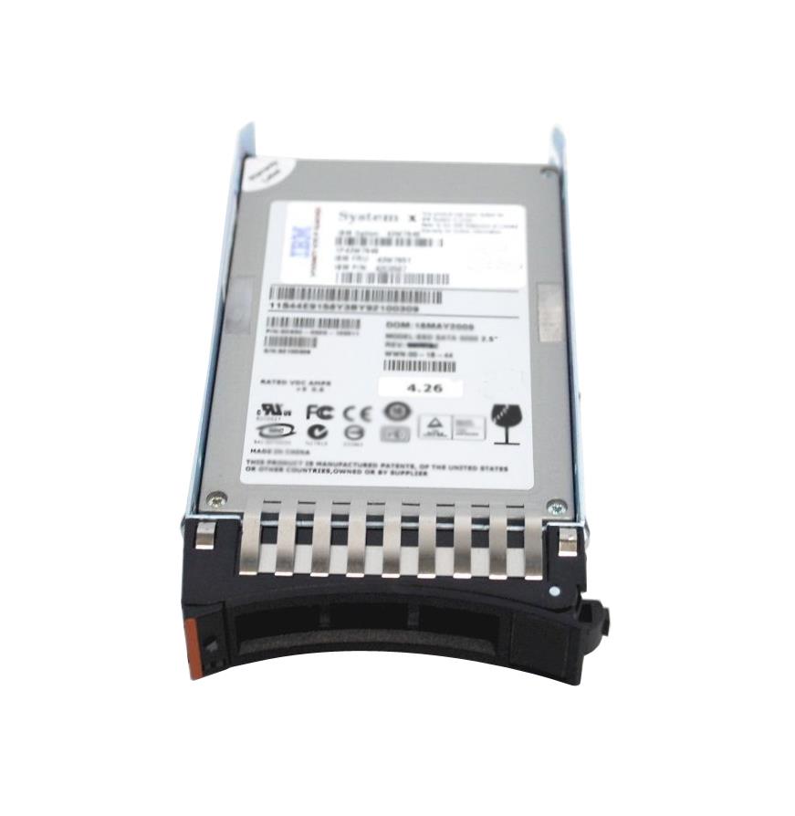 90Y8989-06 IBM 256GB MLC SATA 6Gbps Hot Swap Enterprise Value 2.5-inch Internal Solid State Drive (SSD) for Flex System x222