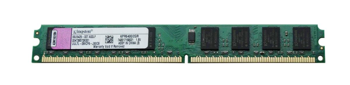 99U5429-007.A00LF Kingston 2GB DDR2 PC6400 Memory