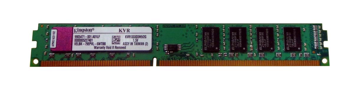 99U5471-001.A00LF Kingston 2GB DDR3 PC10600 Memory