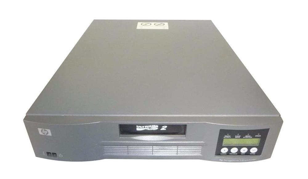 AA927A HP StorageWorks 8-slots 1.6TB(Native) / 3.2TB(Compressed) LTO Ultrium 2 SCSI Tape Autoloader with One LTO-2 Tape Drive (Refurbished)