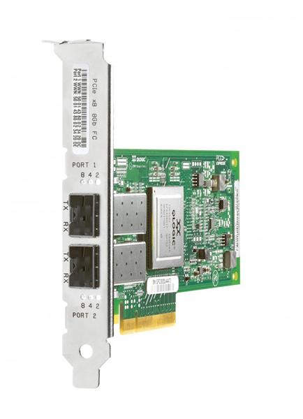 AJ764A HP StorageWorks 82Q Dual-Ports LC 8Gbps Fibre Channel PCI Express 2.0 x8 Host Bus Network Adapter