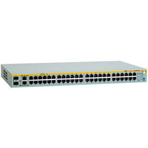AT-8000S/48-10 Allied Telesis 48-Ports Managed Stackable Fast Ethernet Switch with 2 Combo SFP Bays (Refurbished)