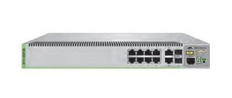 AT-8100L/8POE-10 Allied Telesis 8-Ports 10/100 Tx standalone Power Over Ethernet Switch with 2 x 10/ 100/ 1000T SFP Combo Ports (Refurbished)