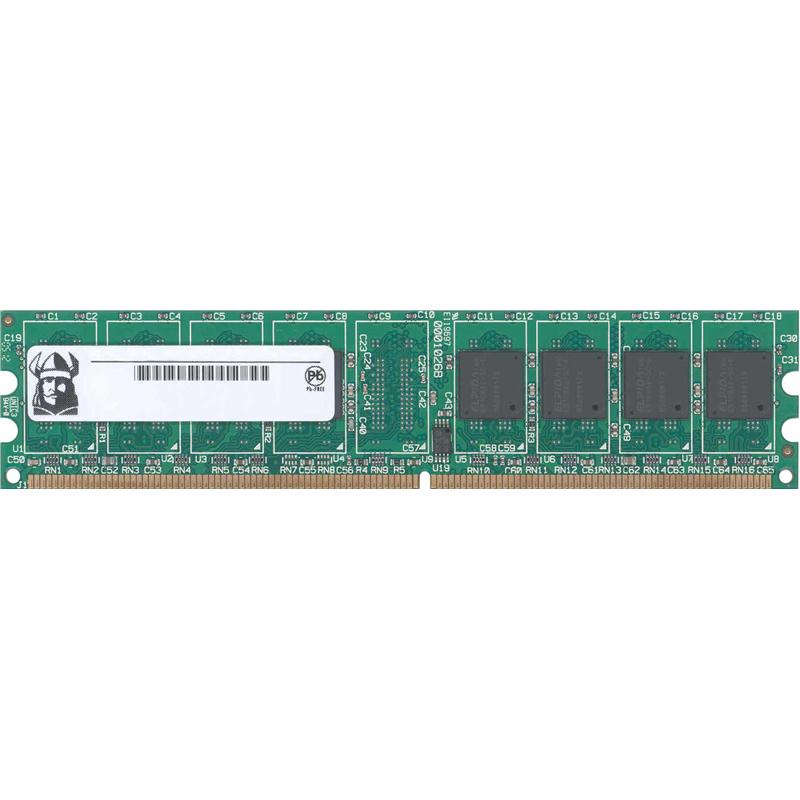 C4300DDR/1GB Viking 1GB PC2-4200 DDR2-533MHz non-ECC Unbuffered CL4 240-Pin DIMM Memory Module
