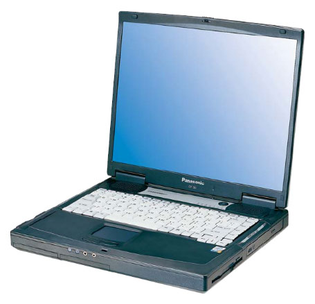 CF-50J2VUEKM Panasonic Pentium M 1.5GHz (Centrino) 14.1"XGA 256MB 40GB 56K Ethernet NIC 10/100 Intel 802.11b+g COMBO drive SmartCard WIN XP (Refurbished)