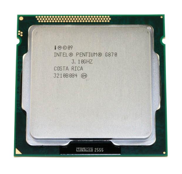 CM8062307260117 Intel Pentium G870 Dual Core 3.10GHz 5.00GT/s DMI 3MB L3 Cache Socket LGA1155 Desktop Processor