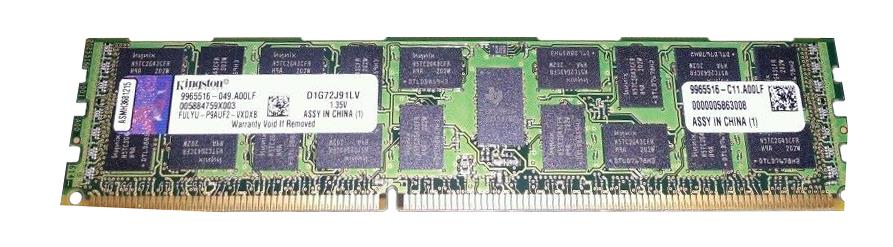 D1G72J91LV Kingston 8GB DDR3 PC10600 Memory