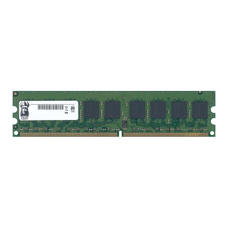 DDR264X64PC42-8 Viking 512MB PC2-4200 DDR2-533MHz non-ECC Unbuffered CL4 240-Pin DIMM Memory Module