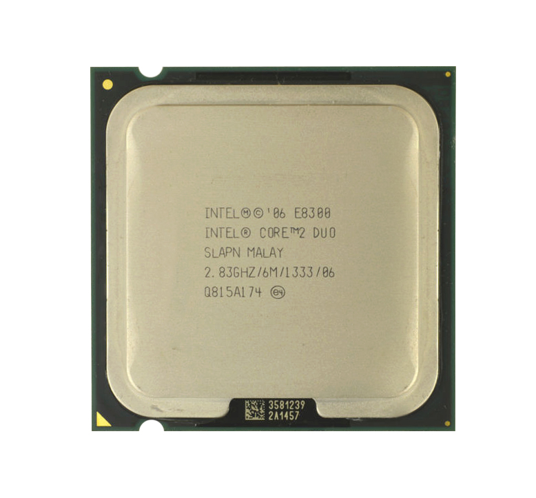 E8300-R Intel Core 2 Duo E8300 2.83GHz 1333MHz FSB 6MB L2 Cache Socket LGA775 Desktop Processor