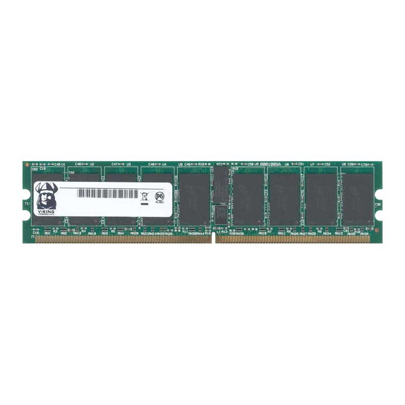F25672RDDR400 Viking 2GB PC2-3200 DDR2-400MHz ECC Registered CL3 240-Pin DIMM Dual Rank Memory Module