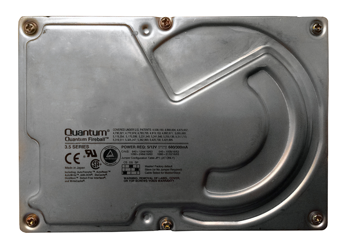 FB12A0125 Quantum Fireball 1.2GB 5400RPM ATA/IDE 128KB Cache 3.5-inch Internal Hard Drive