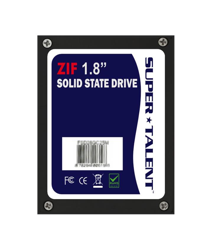 FHD4GC18Z Super Talent DuraDrive ZT Series 4GB SLC ATA/IDE (PATA ZIF) 1.8-inch Internal Solid State Drive (SSD)
